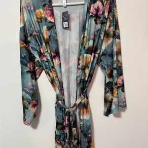 Cacique Multicolor Floral Robe